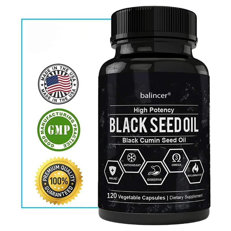 Black Seed Oil Capsule - زيت بذور الكمون الأسود ، يدعم