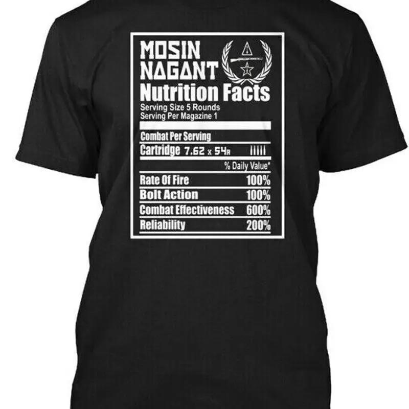 Nutrition & Fitness Station - تي شيرت Mosin Nagant Nutrition Facts