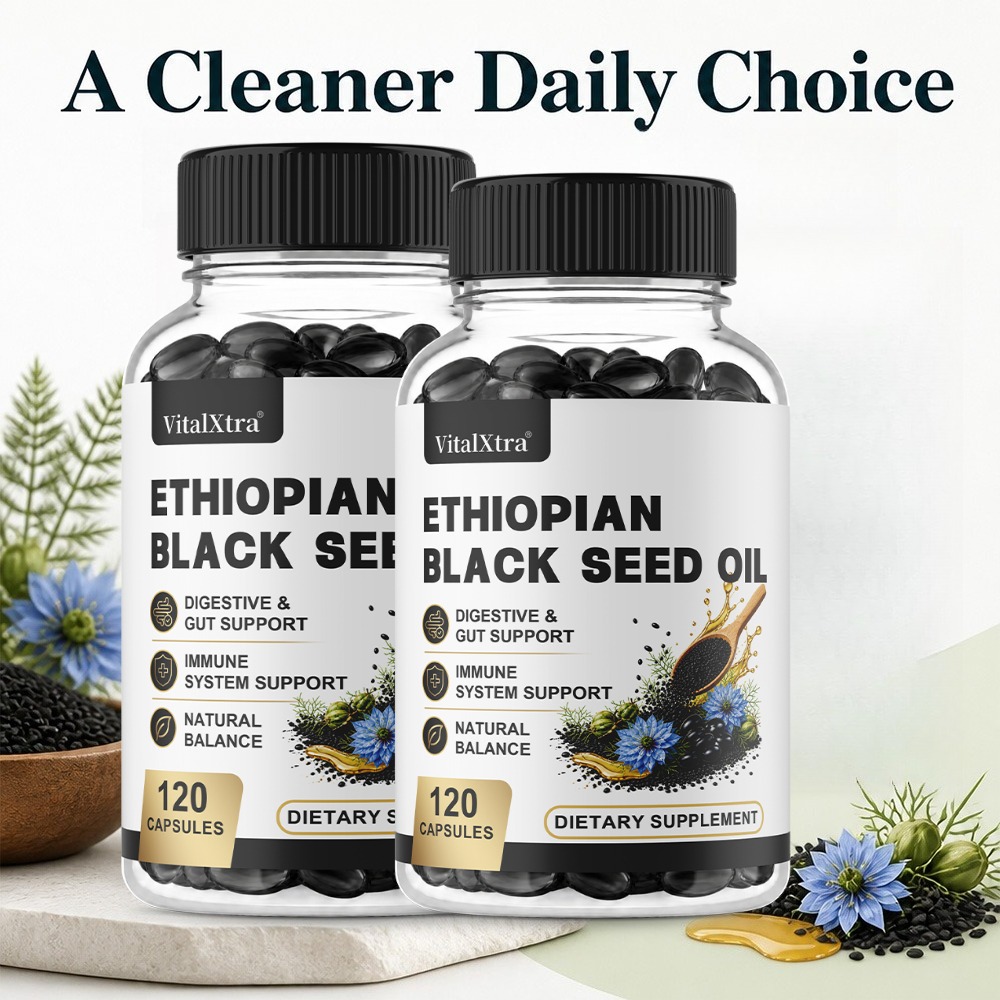 Black Seed Oil Capsule - كبسولات زيت الحبة السوداء الإثيوبية 120