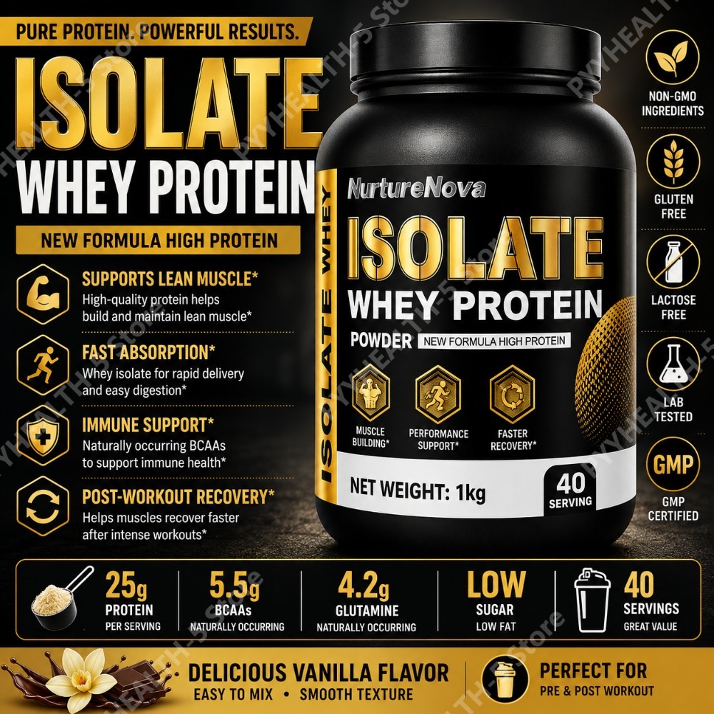 Fitness Nutrition Whey - مسحوق بروتين مصل اللبن المعزول 1