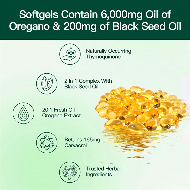 كبسولات زيت أوريجانو - مع زيت  - مراجعة Black Seed Oil Capsule وسعره