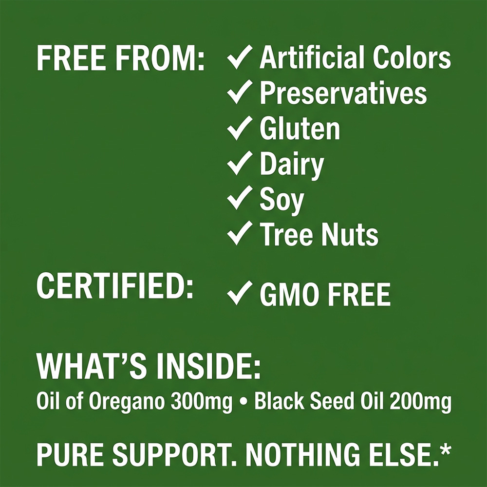 زيت الأوريجانو مع كبسولات زيت  - مراجعة Black Seed Oil Capsule وسعره