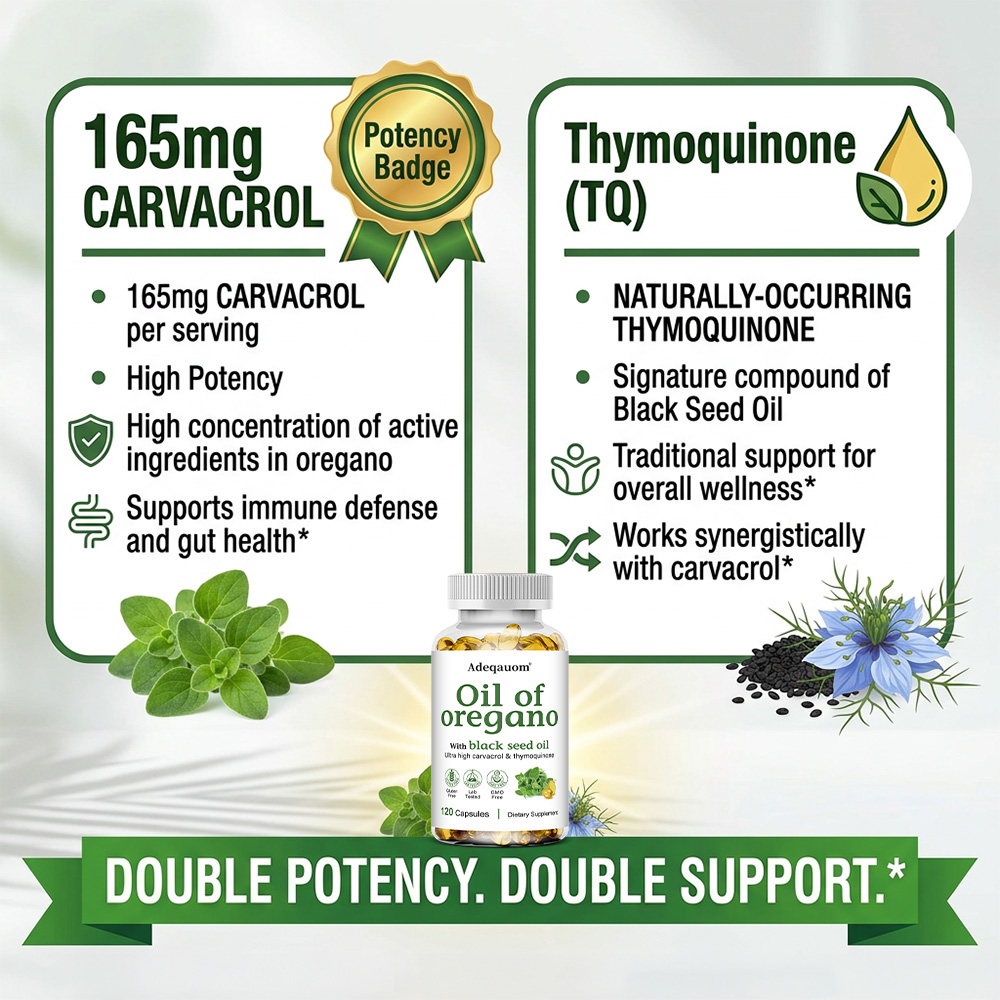 زيت الأوريجانو مع كبسولات زيت  - مراجعة Black Seed Oil Capsule وسعره