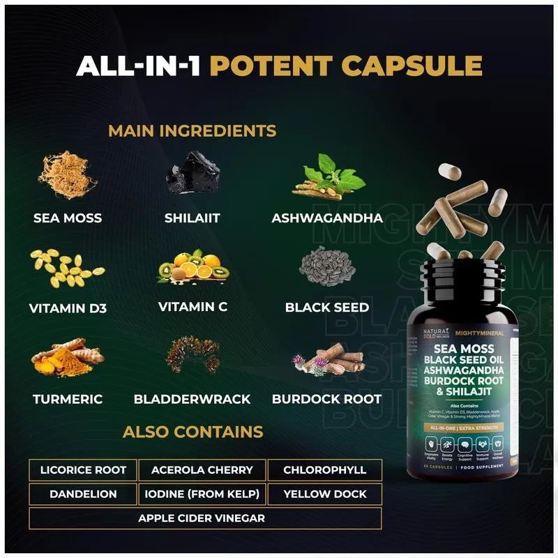 زيت البذور السوداء، شلاجيت، طح - مراجعة Black Seed Oil Capsule وسعره